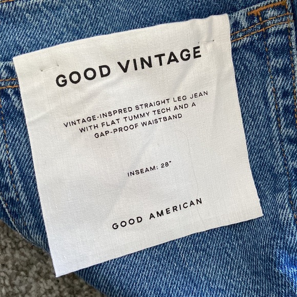 Good American good vintage jagged hem jeans - Picture 10 of 10